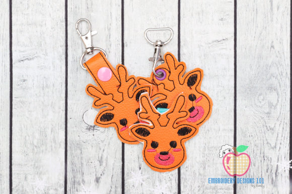Deer Buck Head ITH Keyfob Design Review for Boutique Sweatshirts