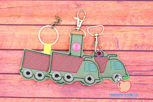 Dump Truck ITH Keyfob Design Review for Boutique Sweatshirts