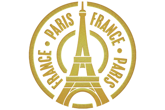 Eiffel Tower Stamp: A Designer’s Take on Seasonal Embroidery