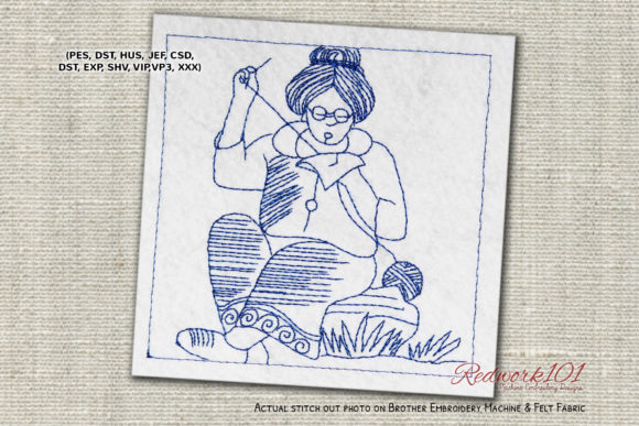 Grandma Sewing Redwork: A Seasonal Embroidery Designer's Review