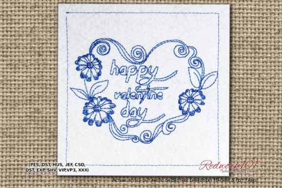 Happy Valentine Day Redwork: A Designer's Hands-On Review