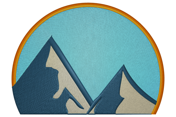 Mountain Landscape: Embroidery Design Review