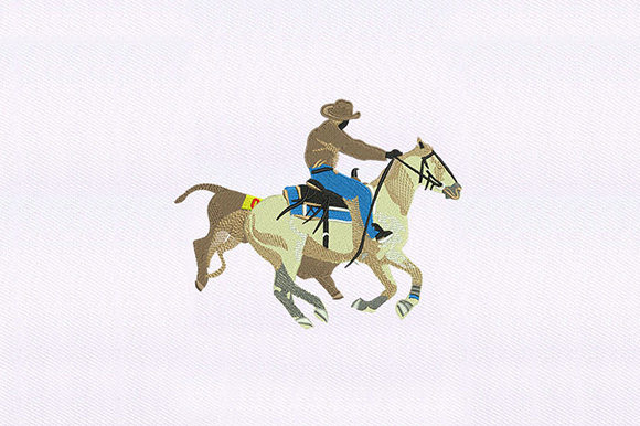 Racing Cowboy Embroidery Design Review for Personalized Gifts