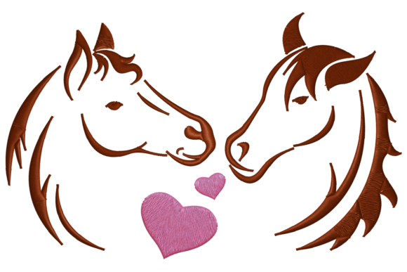 Two Horses in Love: A Seasonal Embroidery Review