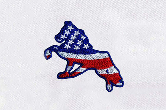 Usa Horse – A Patriotic Embroidery Design for Your Shop