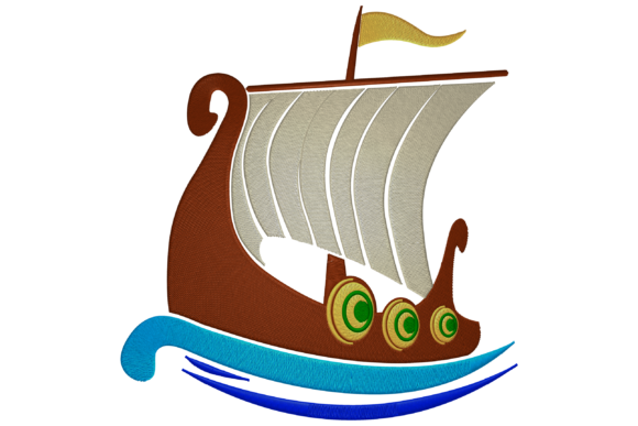 Viking Ship: A Nordic Design for Handmade Gifts & Personalized Products