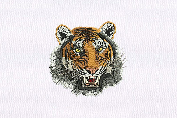 Wild Tiger Face – An Embroidery Designer’s Hands-On Review